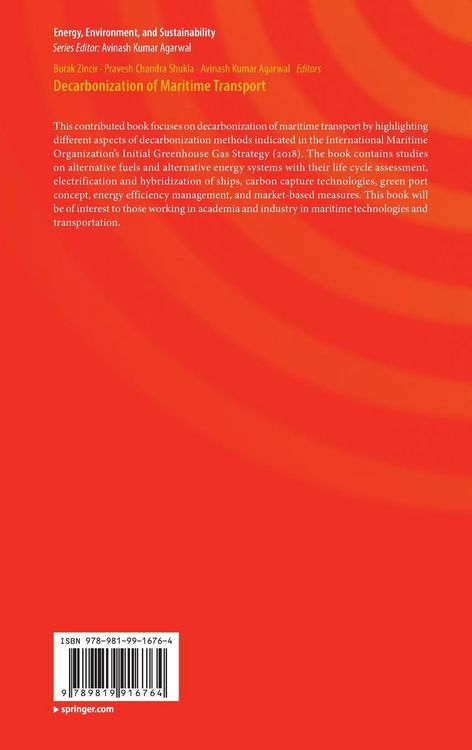 Produktbild: Decarbonization of Maritime Transport