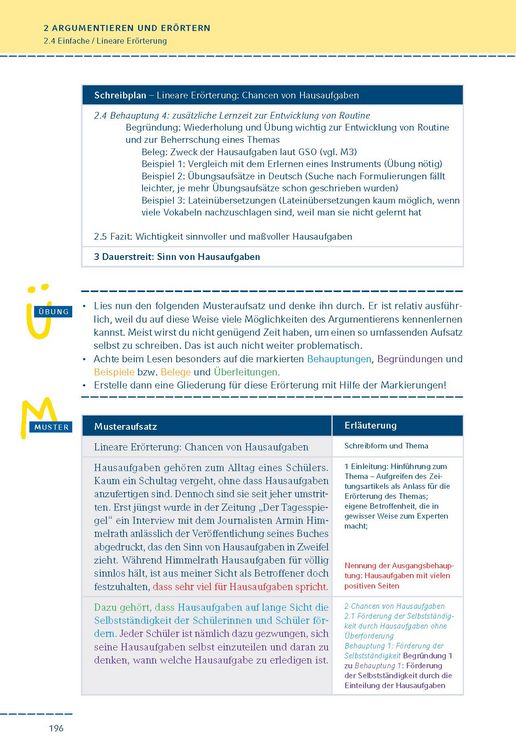 Argumentation 7 Klasse Gymnasium Musteraufsatz So schreibe ich einen Aufsatz! 7./8. Klasse. - 7. Klasse Schulbuch