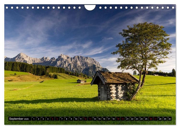 Produktbild: Werdenfelser Land (Wandkalender 2026 DIN A4 quer), CALVENDO Monatskalender