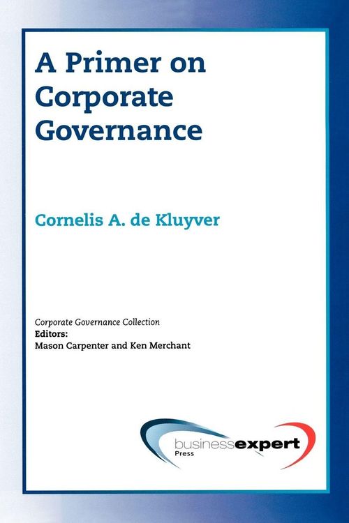 Produktbild: A Primer on Corporate Governance
