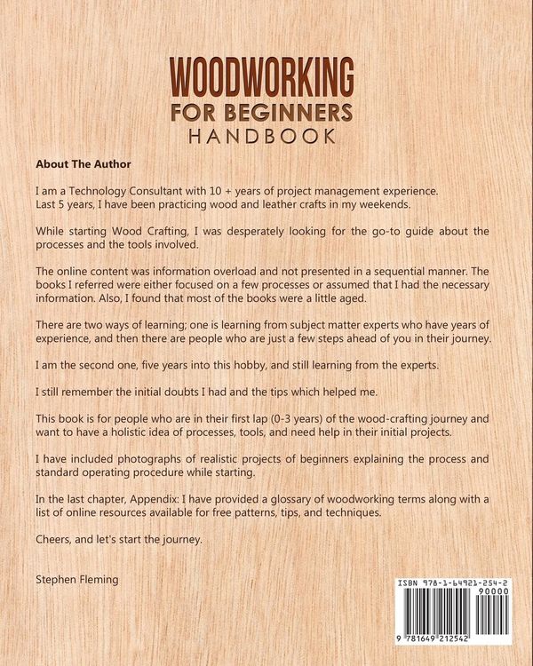 Produktbild: Woodworking for Beginners Handbook