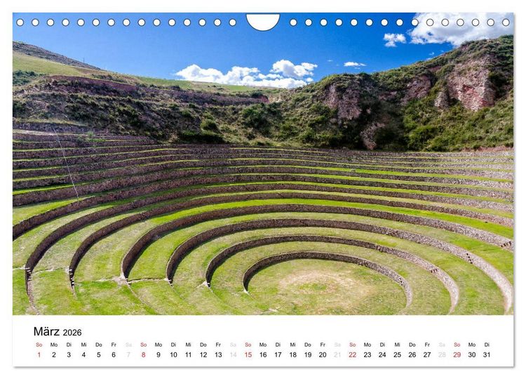 Produktbild: Peru - Land der Inkas und Alpakas (Wandkalender 2026 DIN A4 quer), CALVENDO Monatskalender