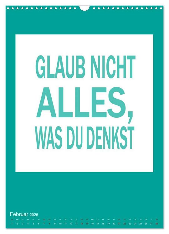 Produktbild: Memo an mich (Wandkalender 2026 DIN A3 hoch), CALVENDO Monatskalender