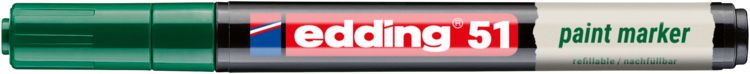 Produktbild: Edding 51 EcoLine 4-51-004 Lackmarker Gr&uuml;n 1 mm, 2mm