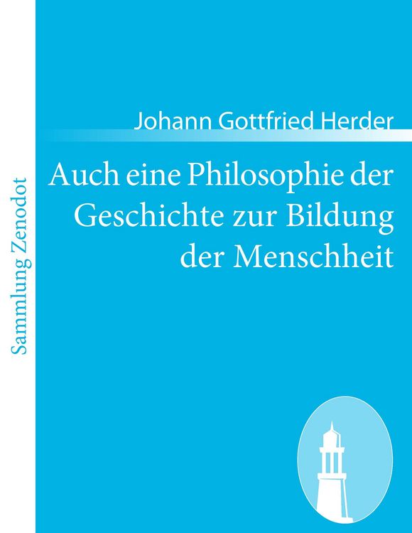 Produktbild: Auch eine Philosophie der Geschichte zur Bildung der Menschheit