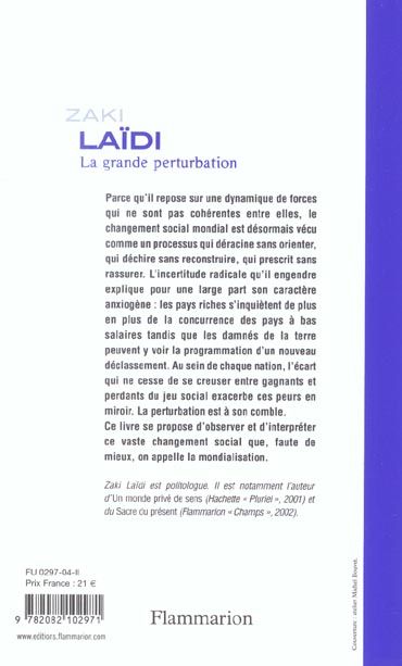 Produktbild: La grande perturbation