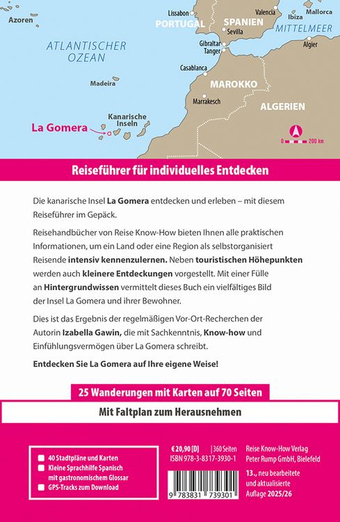 Produktbild: Reise Know-How Reisef&uuml;hrer La Gomera