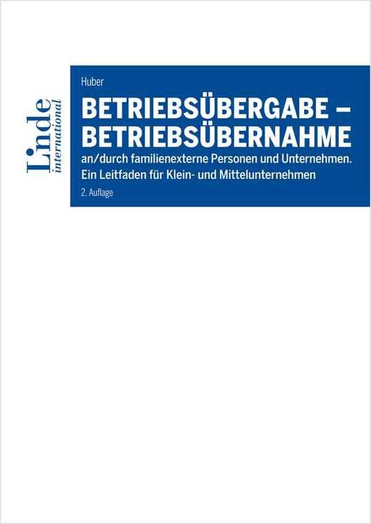 Bild vom Artikel Betriebsübergabe - Betriebsübernahme vom Autor Albert Walter Huber
