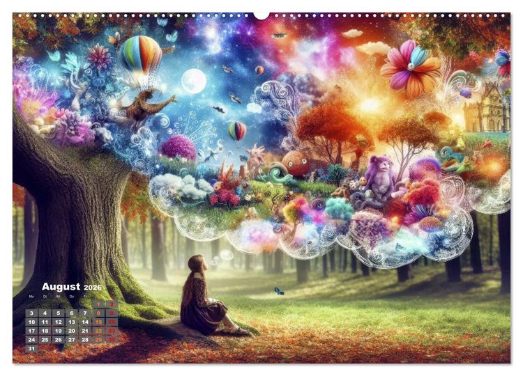 Produktbild: Fantasie und Science Fiction (Wandkalender 2026 DIN A2 quer), CALVENDO Monatskalender
