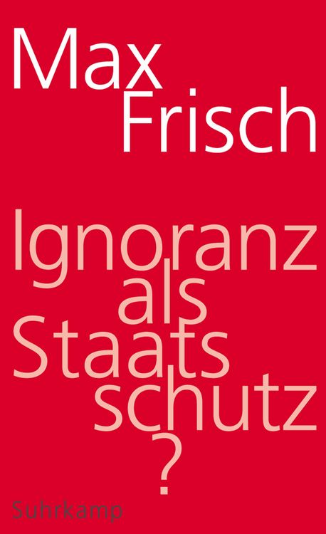 Produktbild: Ignoranz als Staatsschutz?
