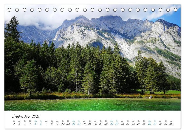 Produktbild: Traumhafter K&ouml;nigssee (Tischkalender 2026 DIN A5 quer), CALVENDO Monatskalender