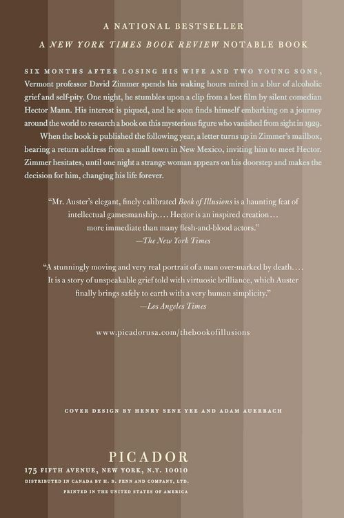 Produktbild: The Book of Illusions