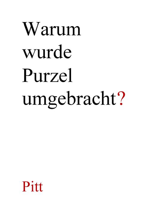Produktbild: Warum wurde Purzel umgebracht?