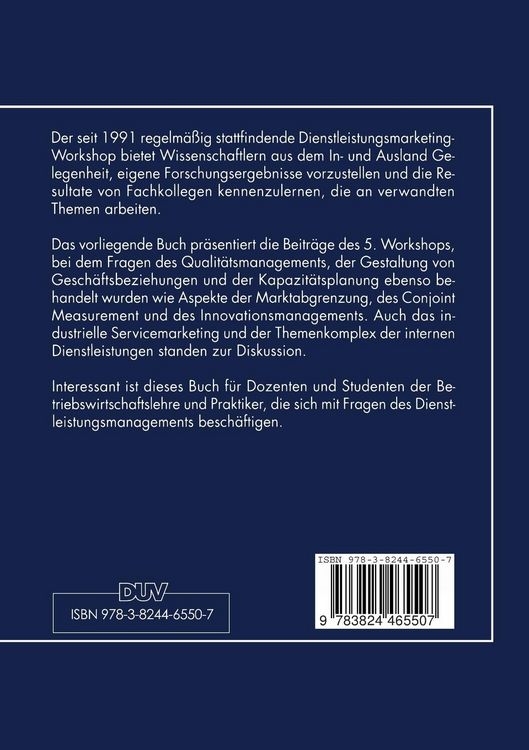 Produktbild: Perspektiven des Dienstleistungsmarketing
