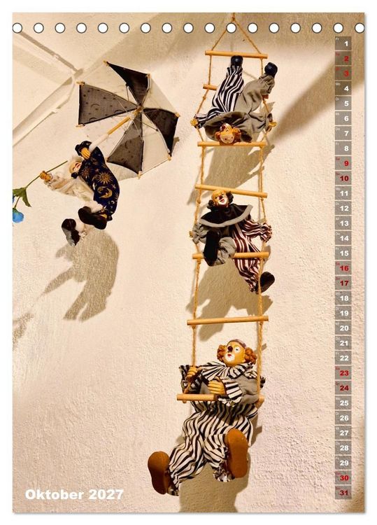 Produktbild: Leben, lachen, Narren (Tischkalender 2027 DIN A5 hoch), CALVENDO Monatskalender