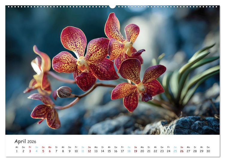 Produktbild: Im Schatten der Orchidee (Wandkalender 2026 DIN A2 quer), CALVENDO Monatskalender
