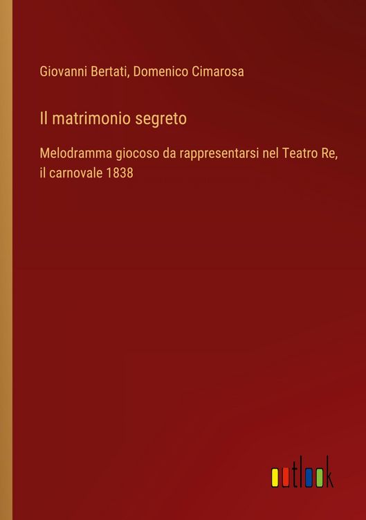 Produktbild: Il matrimonio segreto