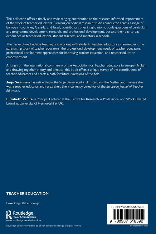 Produktbild: Being a Teacher Educator