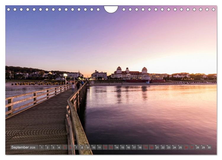 Produktbild: OSTSEEK&Uuml;STE Sehnsuchtsorte in Mecklenburg-Vorpommern (Wandkalender 2026 DIN A4 quer), CALVENDO Monatskalender