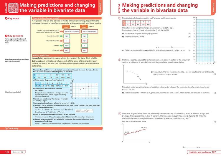 Produktbild: Edexcel A-level Maths Organise and Retrieve Your Knowledge