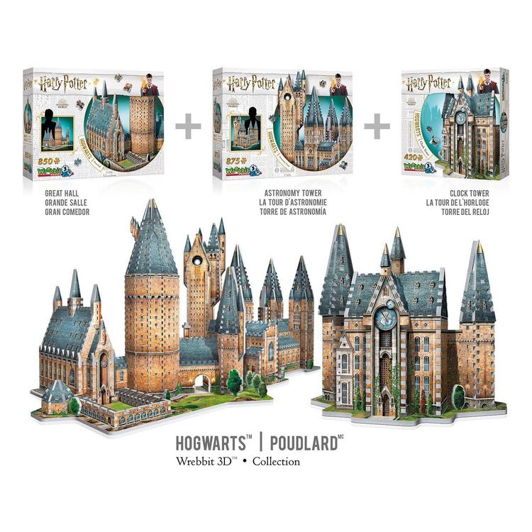 Produktbild: Hogwarts Clocktower Harry Potter (420 Teile) - 3D-Puzzle
