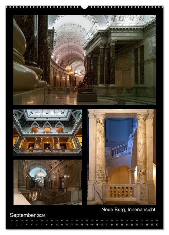 Produktbild: Die Hofburg zu Wien (hochwertiger Premium Wandkalender 2026 DIN A2 hoch), Kunstdruck in Hochglanz