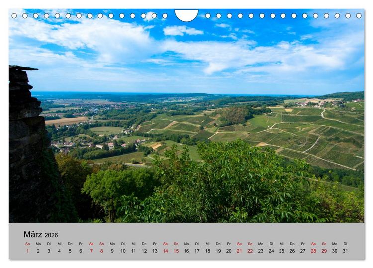 Produktbild: Zauberhaftes Franche Comt&eacute; (Wandkalender 2026 DIN A4 quer), CALVENDO Monatskalender