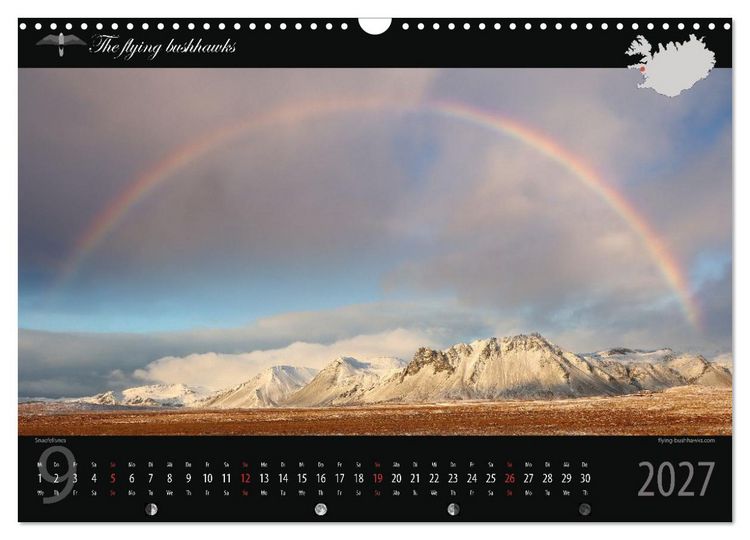 Produktbild: Island Blickwinkel 2027 (Wandkalender 2027 DIN A3 quer), CALVENDO Monatskalender
