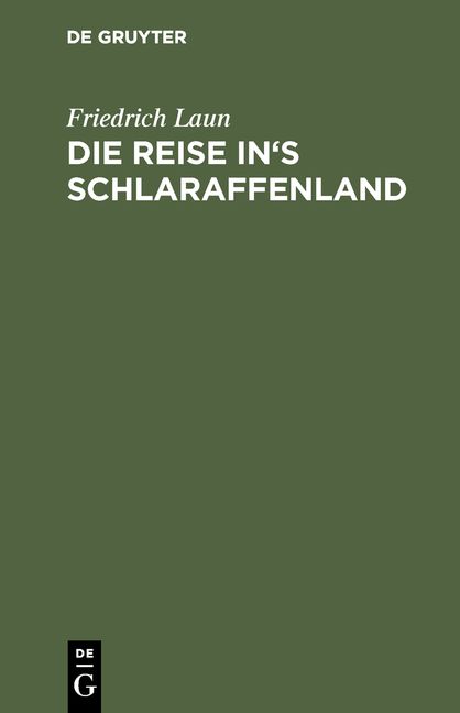 Produktbild: Die Reise in's Schlaraffenland