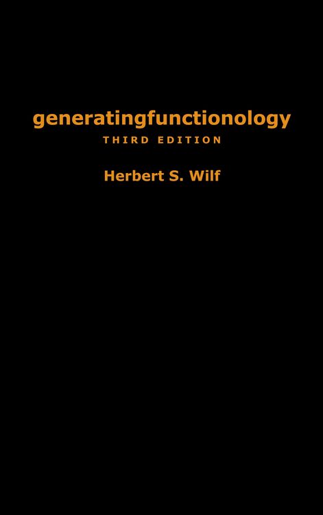 Produktbild: Generatingfunctionology