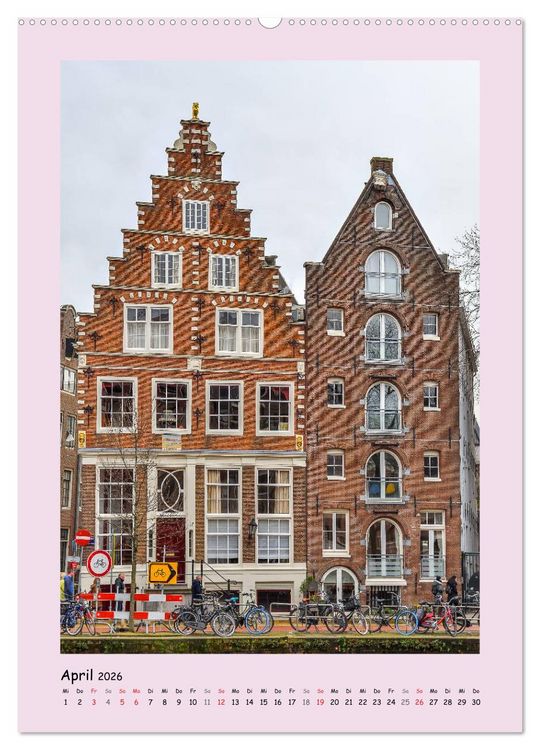 Produktbild: Amsterdam - Alles nur Fassade (hochwertiger Premium Wandkalender 2026 DIN A2 hoch), Kunstdruck in Hochglanz