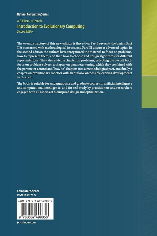 Produktbild: Introduction to Evolutionary Computing