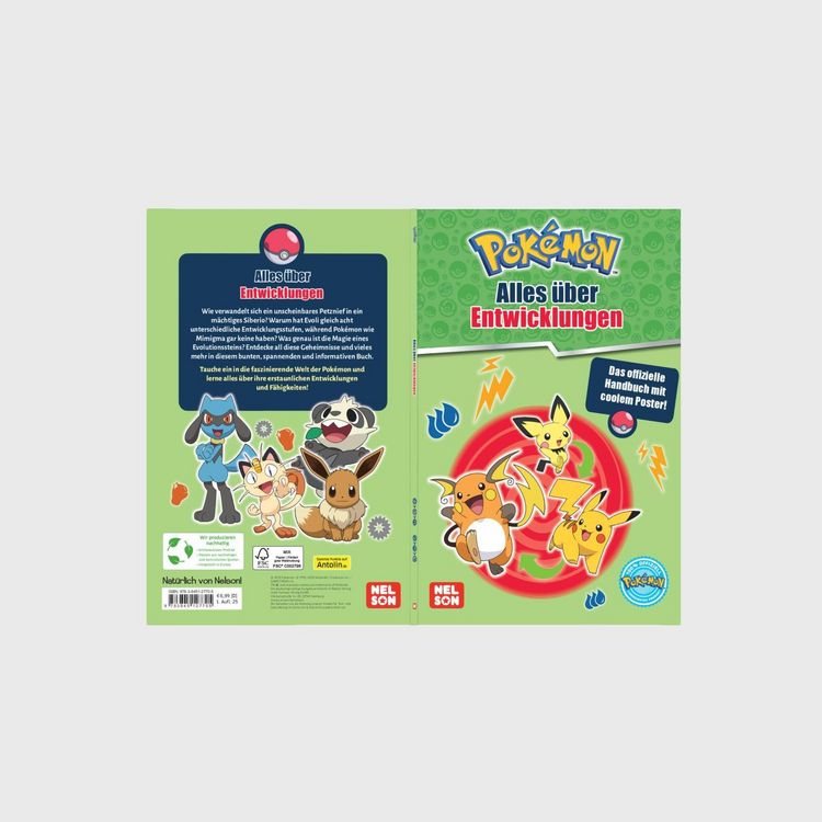 Produktbild: Pok&eacute;mon Handbuch: Alles &uuml;ber Entwicklungen
