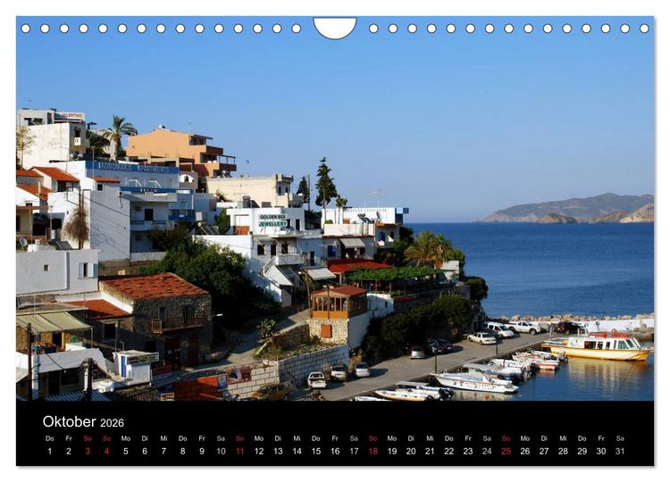 Produktbild: Griechenland - Insel Kreta (Wandkalender 2026 DIN A4 quer), CALVENDO Monatskalender