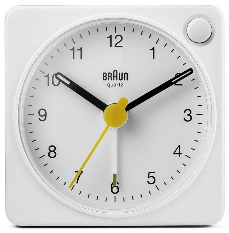 Produktbild: Braun 67101 Quarz Wecker Wei&szlig;