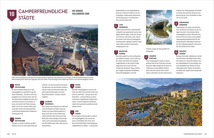 Produktbild: In 225 Reisen mit Wohnmobil und Campervan durch Europa
