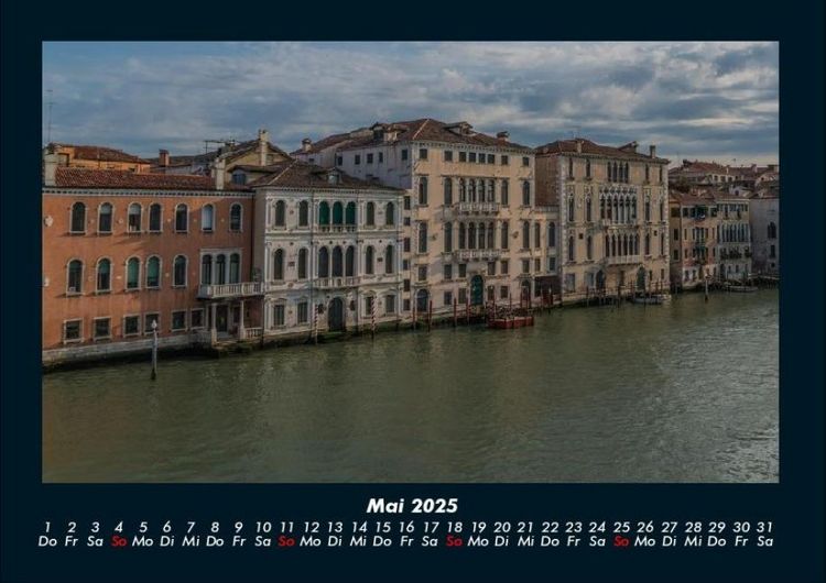 Produktbild: Venedigs Sch&ouml;nheit 2025 Fotokalender DIN A4