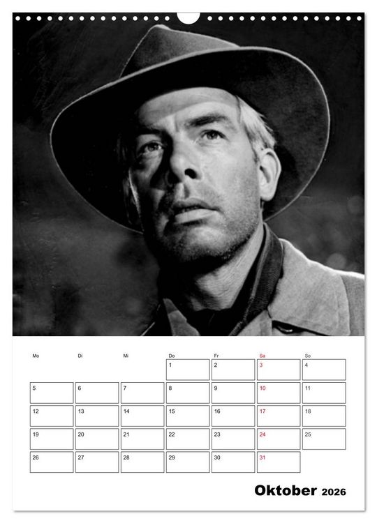 Produktbild: Leinwandhelden. Unvergessene Filmstars (Wandkalender 2026 DIN A3 hoch), CALVENDO Monatskalender