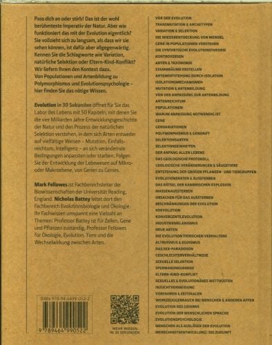 Produktbild: Die Evolution in 30 Sekunden