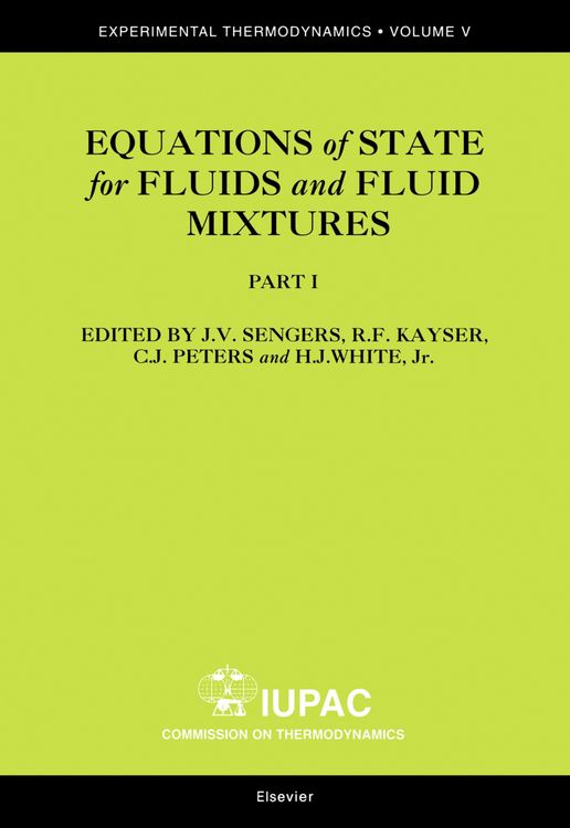 Produktbild: Equations of State for Fluids and Fluid Mixtures