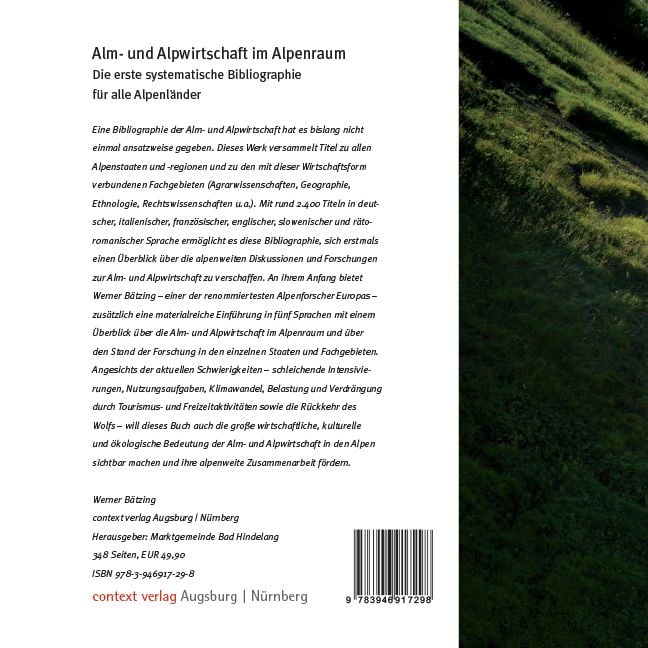 Produktbild: Alm- und Alpwirtschaft im Alpenraum