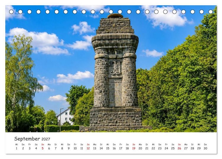 Produktbild: Hanau Kurpark und Kesselstadt (Tischkalender 2027 DIN A5 quer), CALVENDO Monatskalender