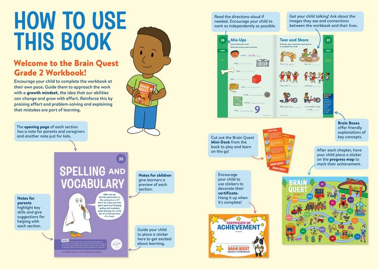 Produktbild: Brain Quest Workbook: 2nd Grade Revised Edition