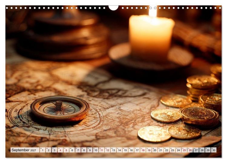 Produktbild: Piraten - Legenden der sieben Meere (Wandkalender 2027 DIN A3 quer), CALVENDO Monatskalender