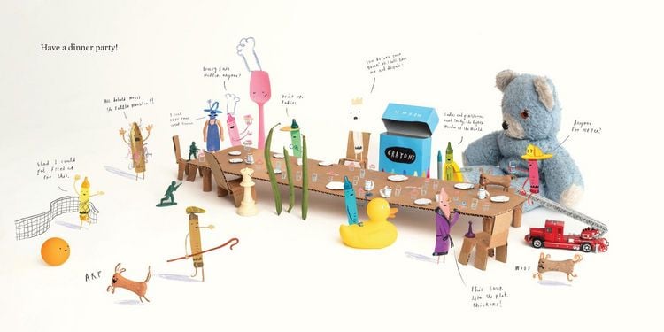 Produktbild: The Day the Crayons Made Friends