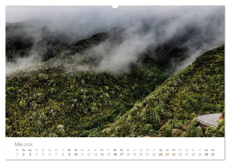 Produktbild: La Gomera &ndash; Die gr&uuml;ne Perle der Kanaren. (hochwertiger Premium Wandkalender 2026 DIN A2 quer), Kunstdruck in Hochglanz