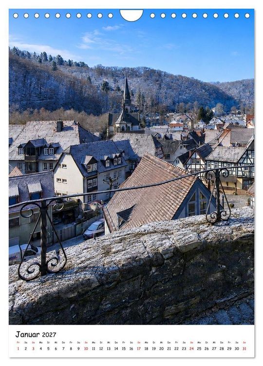 Produktbild: Burgstadt Eppstein (Wandkalender 2027 DIN A4 hoch), CALVENDO Monatskalender
