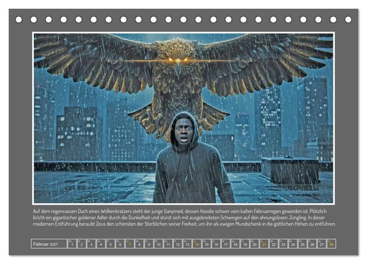 Produktbild: Die Zeus-Aff&auml;ren (Tischkalender 2027 DIN A5 quer), CALVENDO Monatskalender