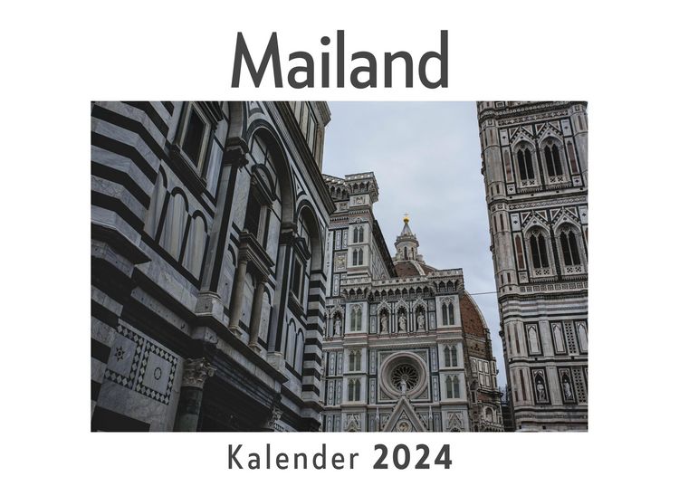 Produktbild: Turin (Wandkalender 2024, Kalender DIN A4 quer, Monatskalender im Querformat mit Kalendarium, Das perfekte Geschenk)