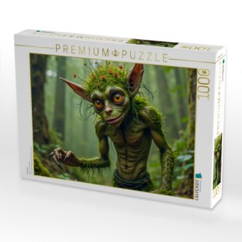 Produktbild: CALVENDO Puzzle Waldtroll | 1000 Teile Lege-Gr&ouml;&szlig;e 64x48cm Foto-Puzzle f&uuml;r gl&uuml;ckliche Stunden